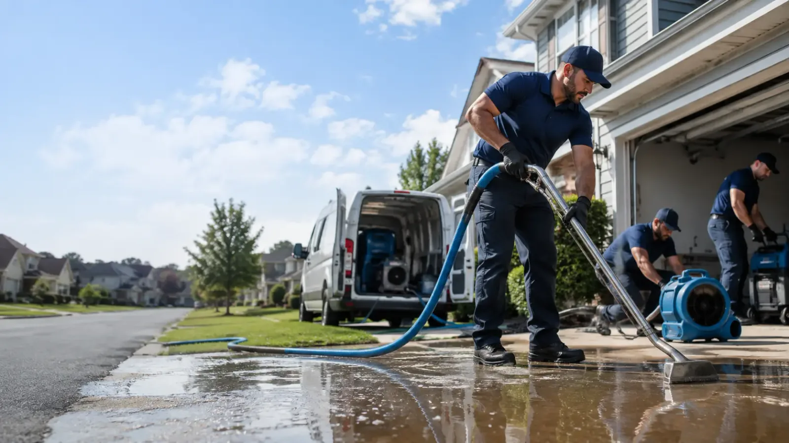 Flooded Basement Cleanup in Pinon, AZ